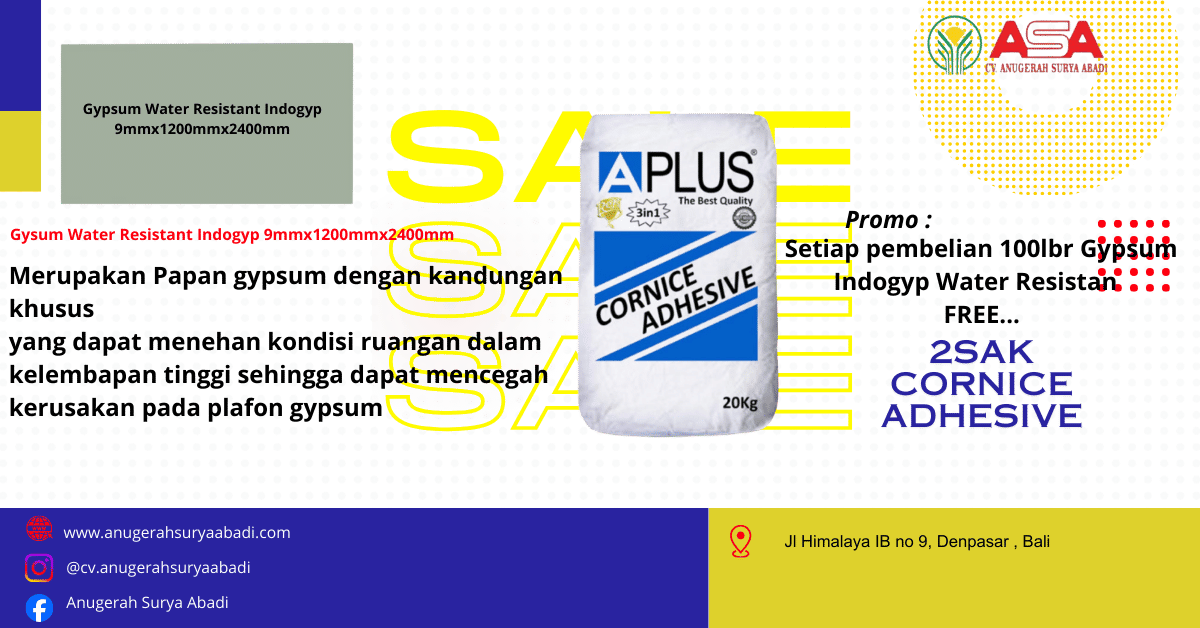 Produk Gypsum Aplus Berkualitas