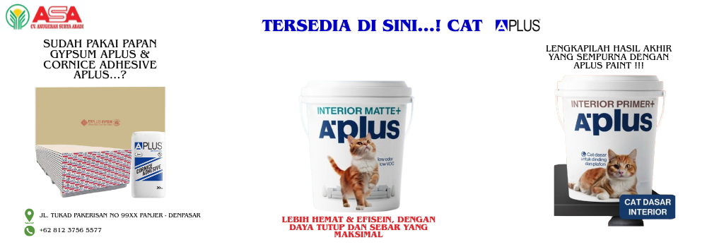 Produk Gypsum Aplus Berkualitas